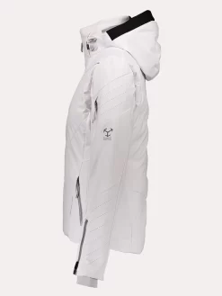 Obermeyer Women's Razia Down Hybrid Jacket -Obermeyer Sales Store 11112 WHITEalt2