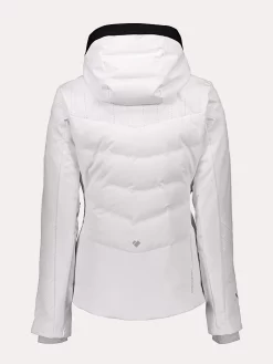 Obermeyer Women's Razia Down Hybrid Jacket -Obermeyer Sales Store 11112 WHITEalt3