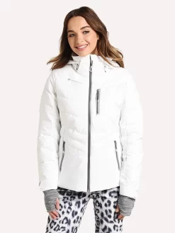 Obermeyer Women's Cosima Down Jacket -Obermeyer Sales Store 11129 WHITE a6deed4c 56d0 42fc b716 2c9cbb331f26