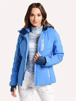Obermeyer Women's Cosima Down Jacket -Obermeyer Sales Store 11129 AZUREalt2