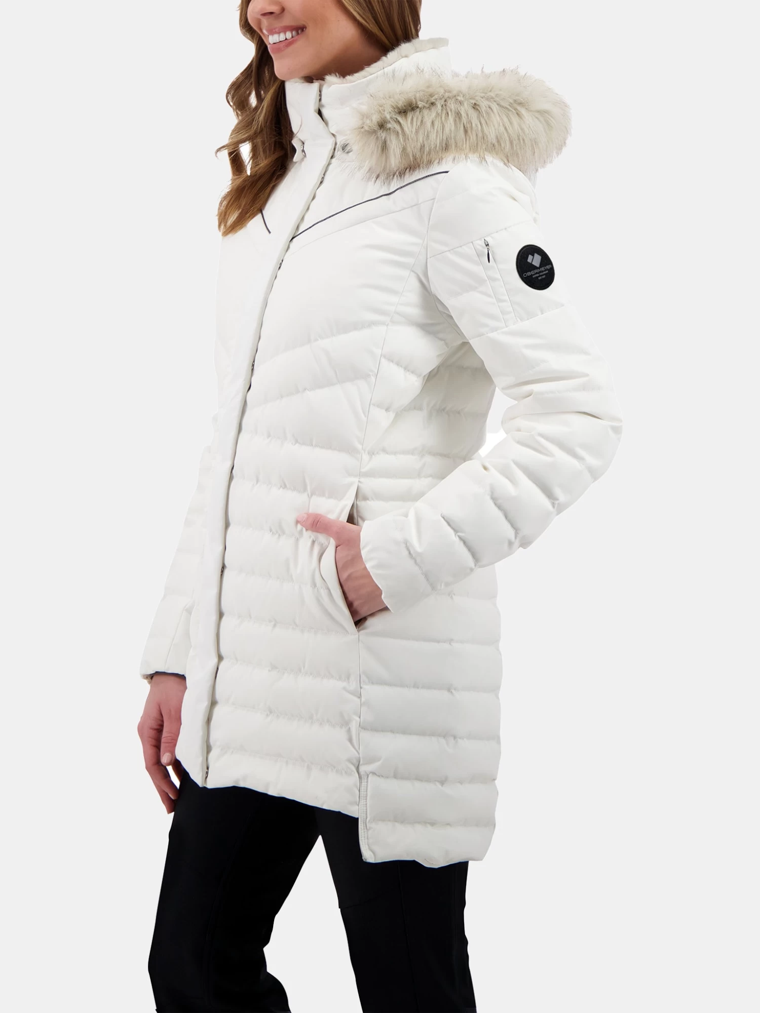 Obermeyer Women's Blossom Down Parka W/Faux Fur 3 Obermeyer Women's Blossom Down Parka W/Faux Fur - Image 3