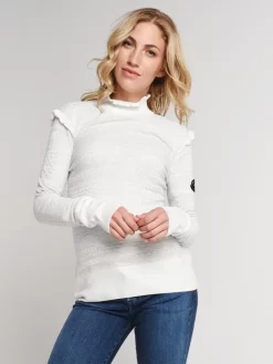 Obermeyer Women's Charmoise Knit Turtleneck -Obermeyer Sales Store 16038 white 16ca3683 35ea 49d6 8886 b2580a067278