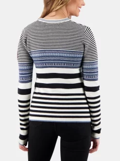 Obermeyer Women's Olive Crewneck Sweater -Obermeyer Sales Store 16048 xWHITExAlt2 12943358