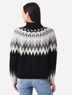 Obermeyer Women's Ivy Mock Neck Sweater -Obermeyer Sales Store 16055xBLACKxAlt1 80493653