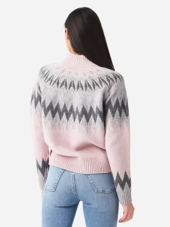 Obermeyer Women's Ivy Mock Neck Sweater -Obermeyer Sales Store 16055xROMANTICAxAlt3 80599669