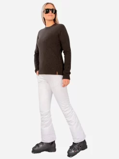 Obermeyer Women's Rayna Crewneck Sweater -Obermeyer Sales Store 16058xLEATHERxAlt2 76453917