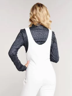 Obermeyer Women's Nari 1/4 Zip Top -Obermeyer Sales Store 19013 nightfallleopardprintalt1