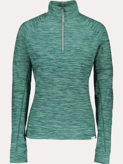 Obermeyer Women's Discover 1/4 Zip Baselayer Top -Obermeyer Sales Store 19017W SAGE 365ae3b2 09bb 4d5f 97dc 2c4abc60a23a