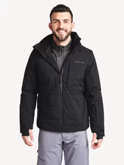 Obermeyer Men's Rex Down Hybrid Jacket -Obermeyer Sales Store 21089 BLACKalt4