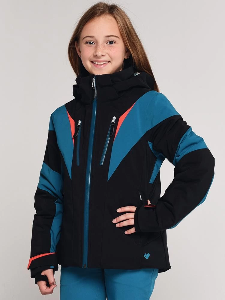 Obermeyer Girls' Gray Jacket 2 Obermeyer Girls' Gray Jacket - Image 2