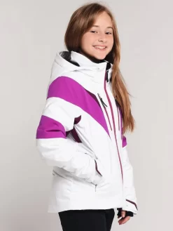 Obermeyer Girls' Gray Jacket 8 Obermeyer Girls' Gray Jacket -Obermeyer Sales Store 31045 whitealt2