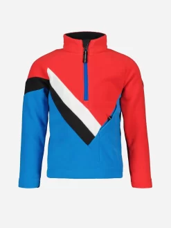 Obermeyer Girls' Morgan Fleece Top -Obermeyer Sales Store 77041xBLUEVIBESxPrimary 76890503