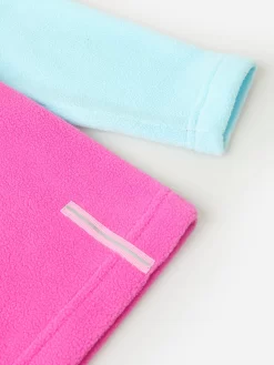 Obermeyer Girls' Morgan Fleece Top -Obermeyer Sales Store 77041xPINKPWRxAlt3 84735449