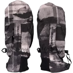 Obermeyer Thumbs Up Mitten Print - Youth -Obermeyer Sales Store 7802419106 obe thumbs up mit print stra pld front