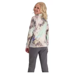 Obermeyer Girls Banff 1/4 Zip -Obermeyer Sales Store fw2324 obermeyer banffquarterzip crystalaurora 2