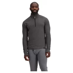 Obermeyer Flex 1/4 Zip - Men's -Obermeyer Sales Store fw2324 obermeyer mensflexquarterzip basalt 1