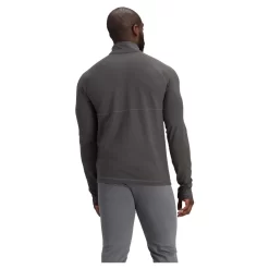 Obermeyer Flex 1/4 Zip - Men's -Obermeyer Sales Store fw2324 obermeyer mensflexquarterzip basalt 2