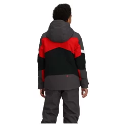 Obermeyer Boys Fleet Jacket -Obermeyer Sales Store fw2324 obermeyer teenfleetjacket brakelight 5
