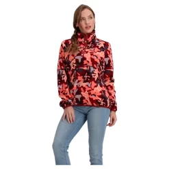 Obermeyer Boulder Fleece - Women's -Obermeyer Sales Store fw2324 obermeyer womensboulderfleece harvestbloom 1