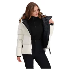 Obermeyer Calypso Down Jacket - Women's -Obermeyer Sales Store fw2324 obermeyer womenscalypsodownjacket diamonwhite 4