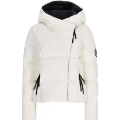 Obermeyer Calypso Down Jacket - Women's -Obermeyer Sales Store fw2324 obermeyer womenscalypsodownjacket diamonwhite 8