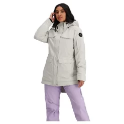 Obermeyer Celestia Jacket - Women's -Obermeyer Sales Store fw2324 obermeyer womenscelestiajacket silverlinen 1