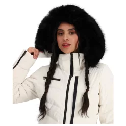 Obermeyer Circe Down Jacket - Women's -Obermeyer Sales Store fw2324 obermeyer womenscircedownjacket diamondwhite 4