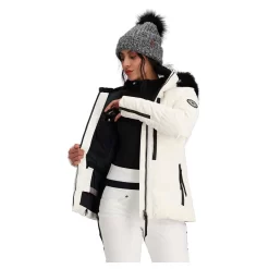 Obermeyer Circe Down Jacket - Women's -Obermeyer Sales Store fw2324 obermeyer womenscircedownjacket diamondwhite 5
