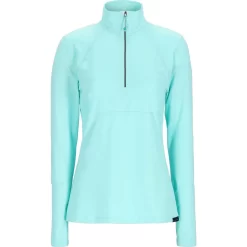 Obermeyer Discover 1/4 Zip - Women's -Obermeyer Sales Store fw2324 obermeyer womensdiscoverquarterzip cloudless 3