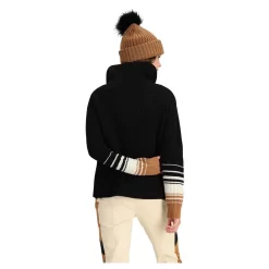 Obermeyer Limber 1/2 Zip Sweater - Women's -Obermeyer Sales Store fw2324 obermeyer womenslimberhalfzipsweater black 2