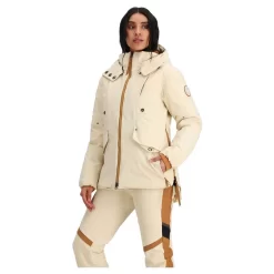 Obermeyer Meribel Down Jacket - Women's -Obermeyer Sales Store fw2324 obermeyer womensmeribeldownjacket sandbar 1
