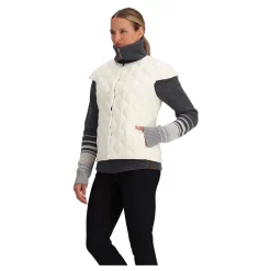 Obermeyer Perry Down Vest - Women's -Obermeyer Sales Store fw2324 obermeyer womensperrydownvest salt 1