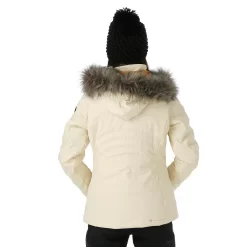 Obermeyer Tuscany Elite Jacket - Women's -Obermeyer Sales Store fw2324 obermeyer womenstuscanyelitejacket sandbar buck model 4