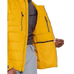 Obermeyer Men's Klaus Down Hoody -Obermeyer Sales Store fw23 obermeyer mensklausdownhoody goldenhour 5