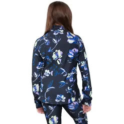 Obermeyer Teen Girls Clara 1/4 Zip Top -Obermeyer Sales Store fw23 obermeyer teengirlsclaraquarterziptop nightlife 2