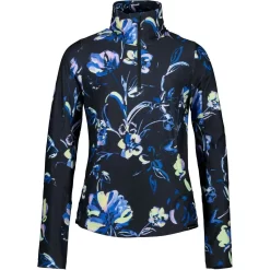 Obermeyer Teen Girls Clara 1/4 Zip Top -Obermeyer Sales Store fw23 obermeyer teengirlsclaraquarterziptop nightlife 3