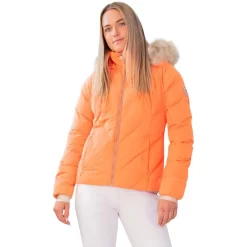 Obermeyer Women's Bombshell Jacket -Obermeyer Sales Store fw23 obermeyer womensbombshelljacket cantaloupe 1