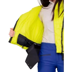 Obermeyer Women's Calypso Down Jacket -Obermeyer Sales Store fw23 obermeyer womenscalypsodownjacket electrify 3