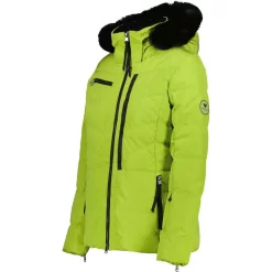 Obermeyer Women's Circe Down Jacket -Obermeyer Sales Store fw23 obermeyer womenscircedownjacket honeydew 3