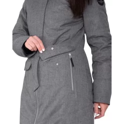 Obermeyer Women's Sojourner Down Jacket -Obermeyer Sales Store fw23 obermeyer womenssojournerdownjacket charcoal 3