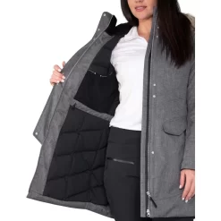 Obermeyer Women's Sojourner Down Jacket -Obermeyer Sales Store fw23 obermeyer womenssojournerdownjacket charcoal 4