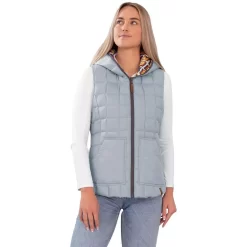 Obermeyer Women's Zoe Reversible Down Vest -Obermeyer Sales Store fw23 obermeyer womenszoereversibledownvest shale